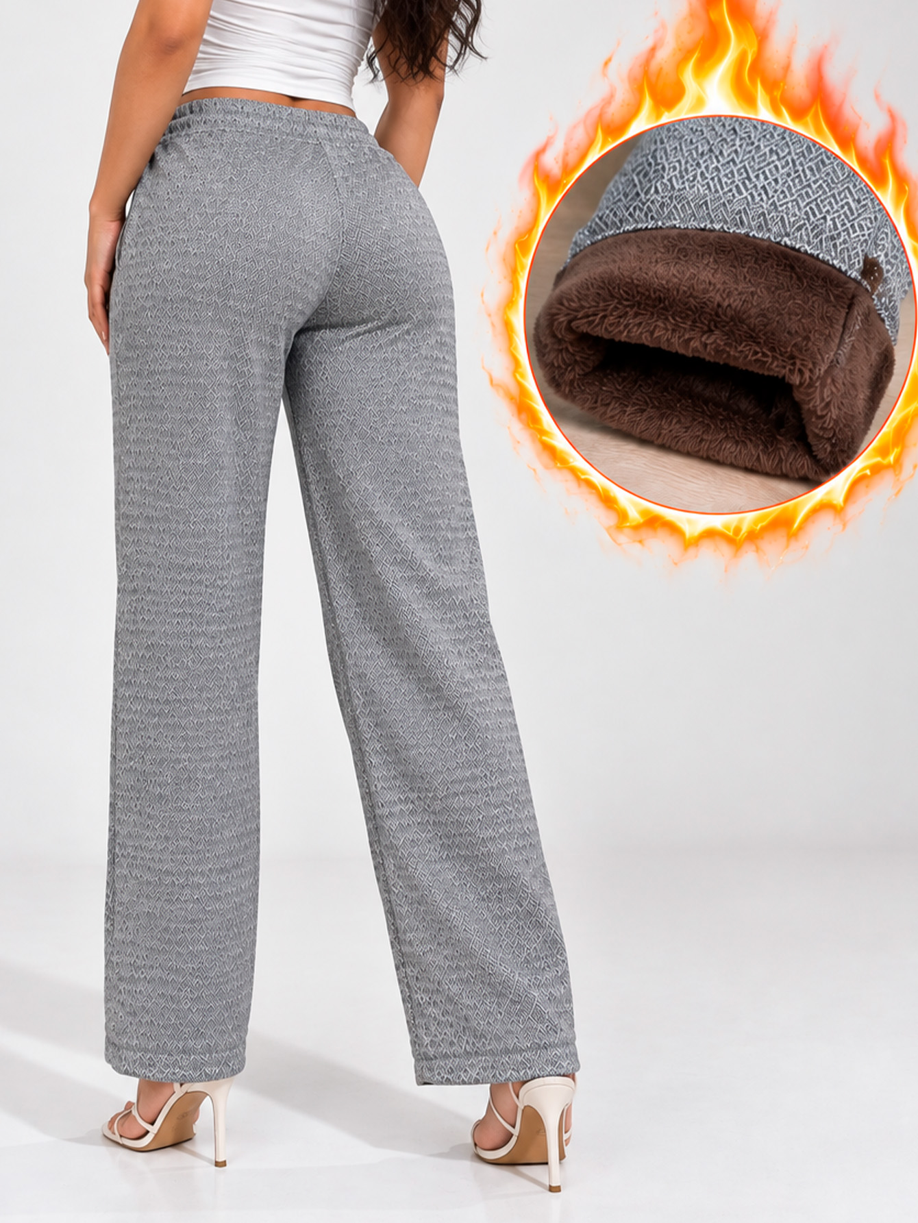 AD2652 Pantalón afelpado tipo de vestir 15958